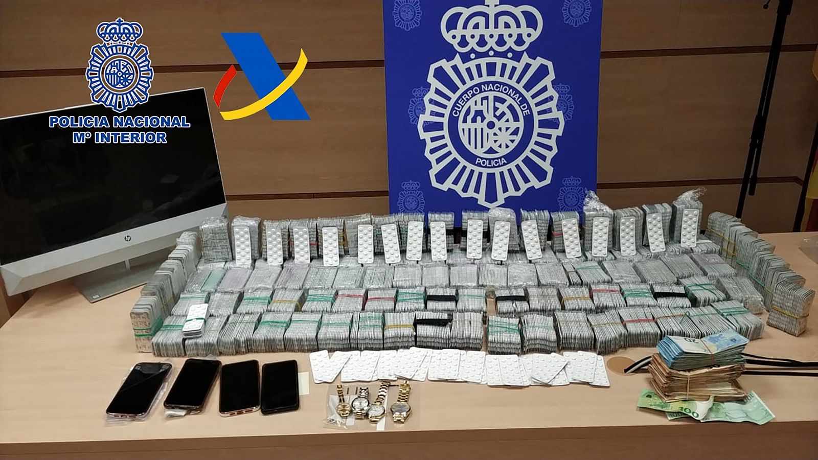 Los agentes han incautado 200.000 fármacos que se enviaban a Marruecos para elaborar karubi
