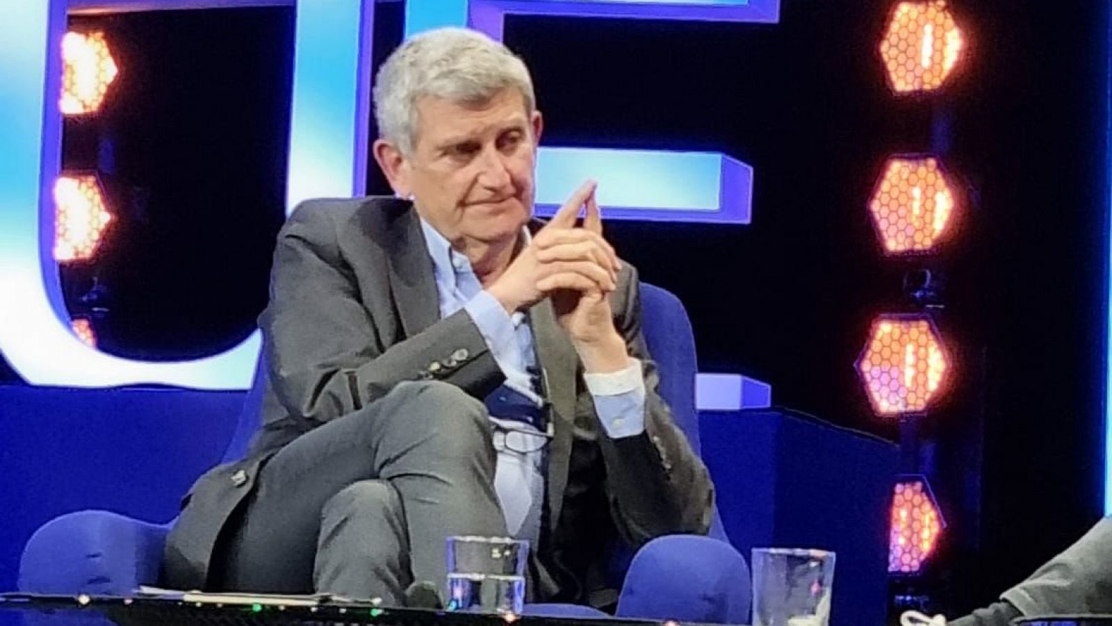 José Manuel Pérez Tornero, en la jornada organizada por France TV