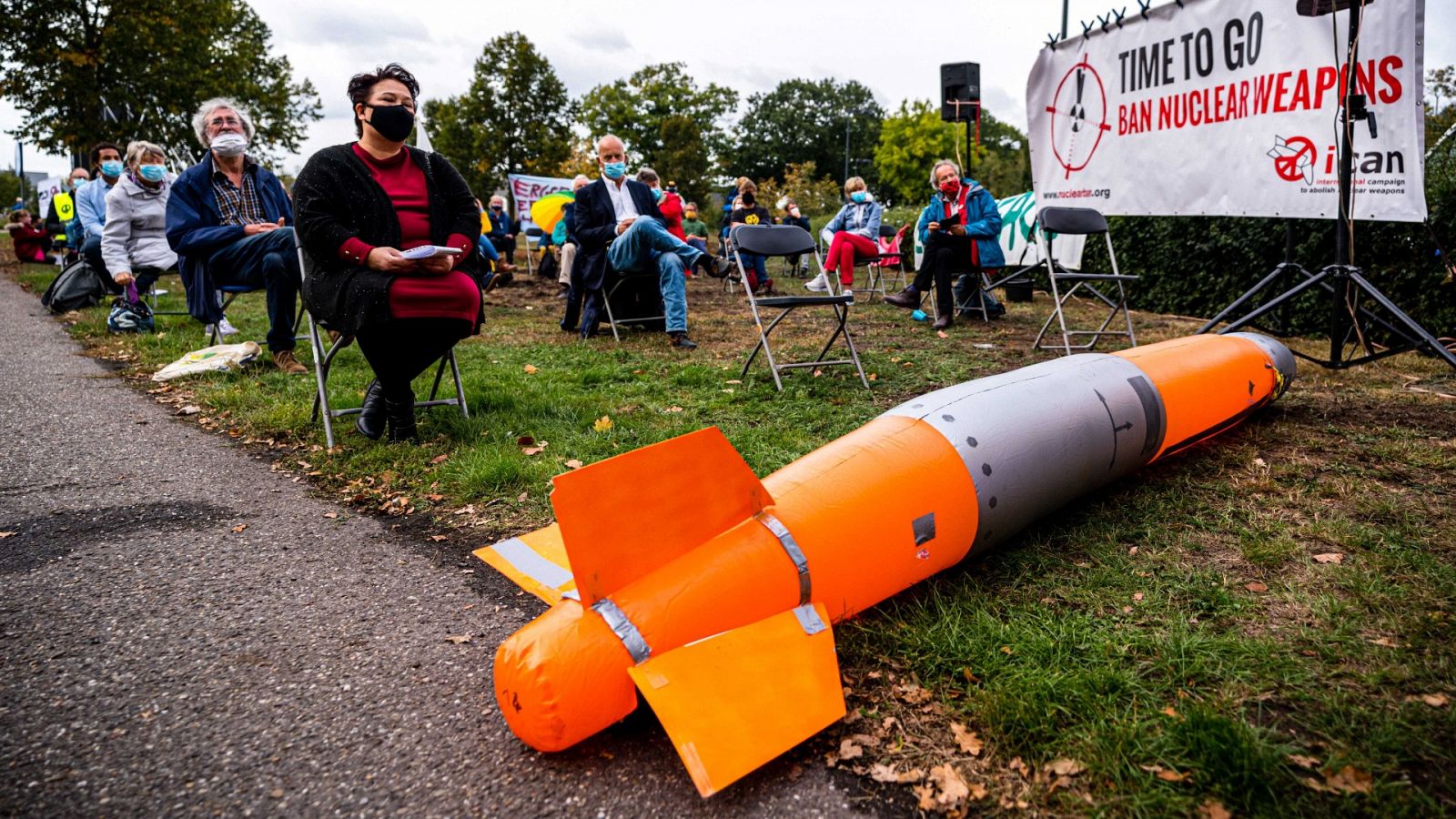 Protesta antinuclear en una imagen de archivo