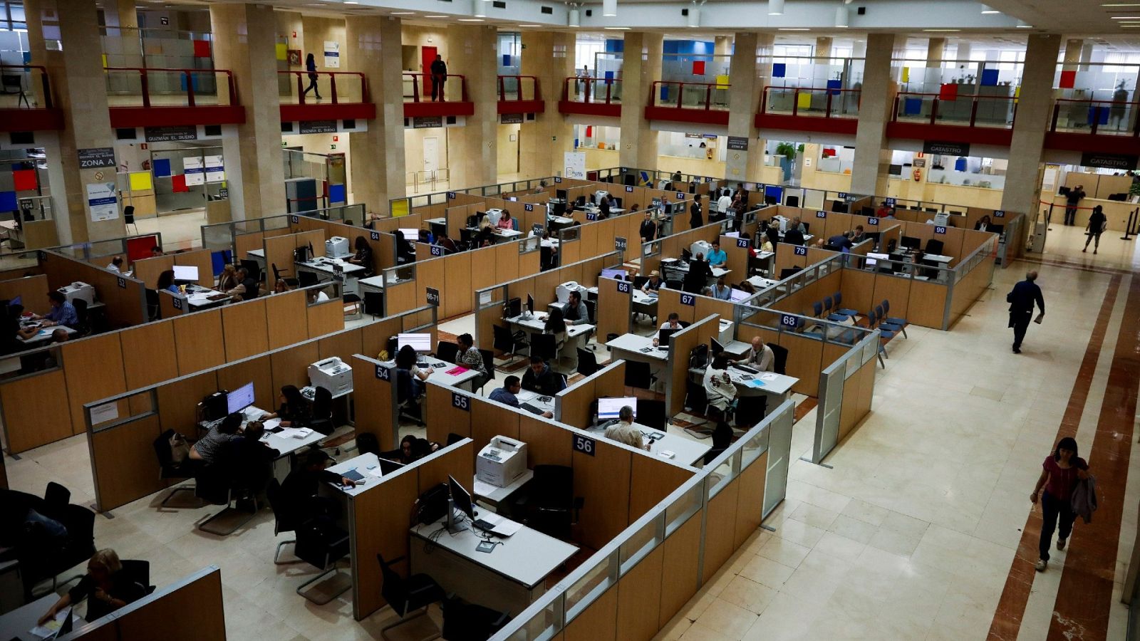  Vista de la sede de la Delegación Especial de la Agencia Tributaria en Madrid