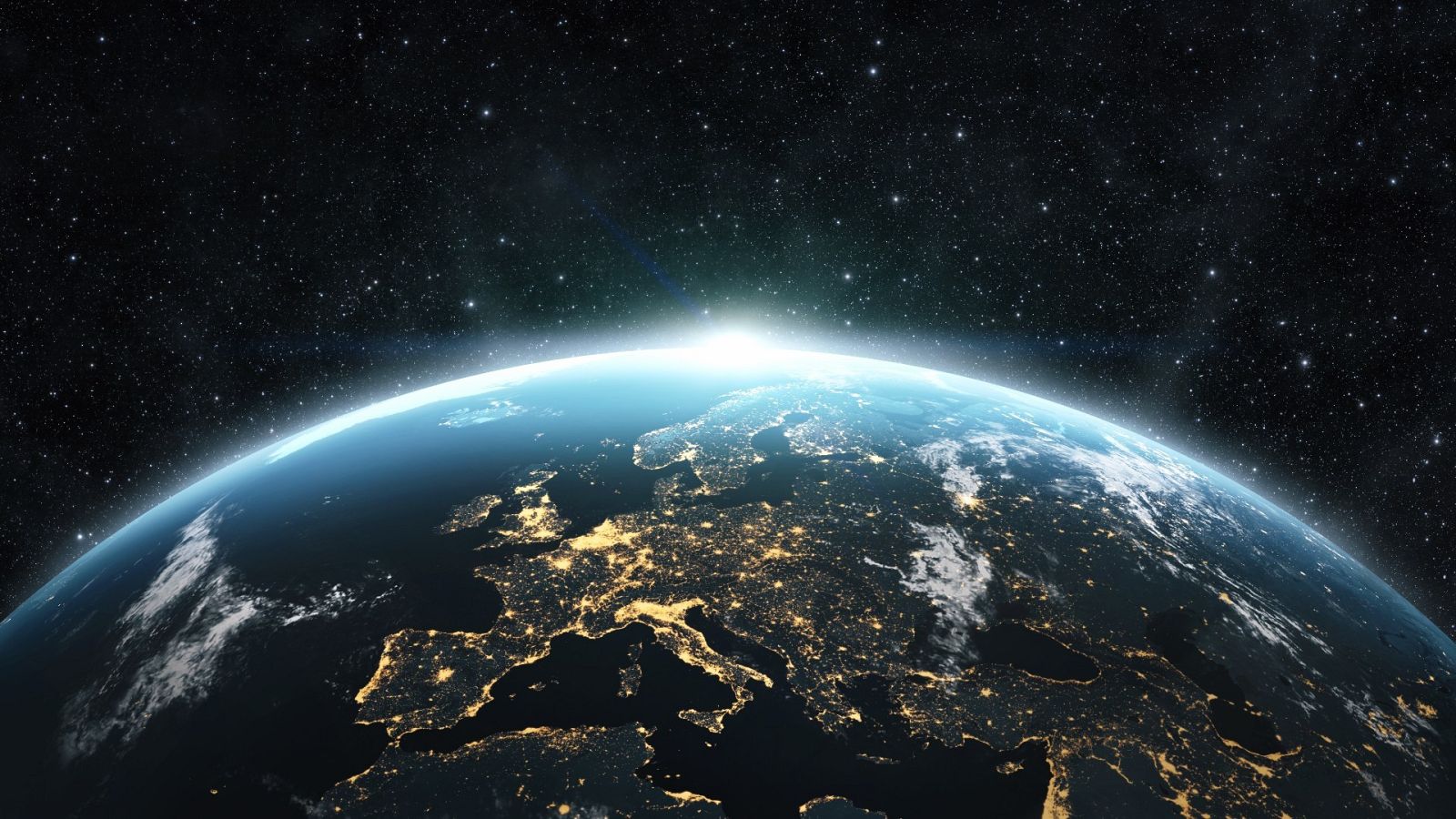 Imagen de archivo de la Tierra vista desde el espacio