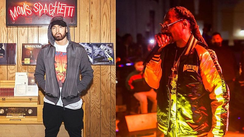 Eminen y Snopp Dogg en la Super Bowl 2022