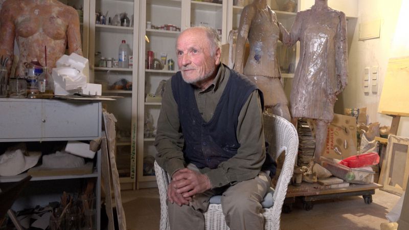 El pintor Antonio López en una imagen de archivo