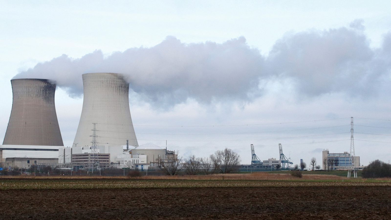 Una central nuclear belga.