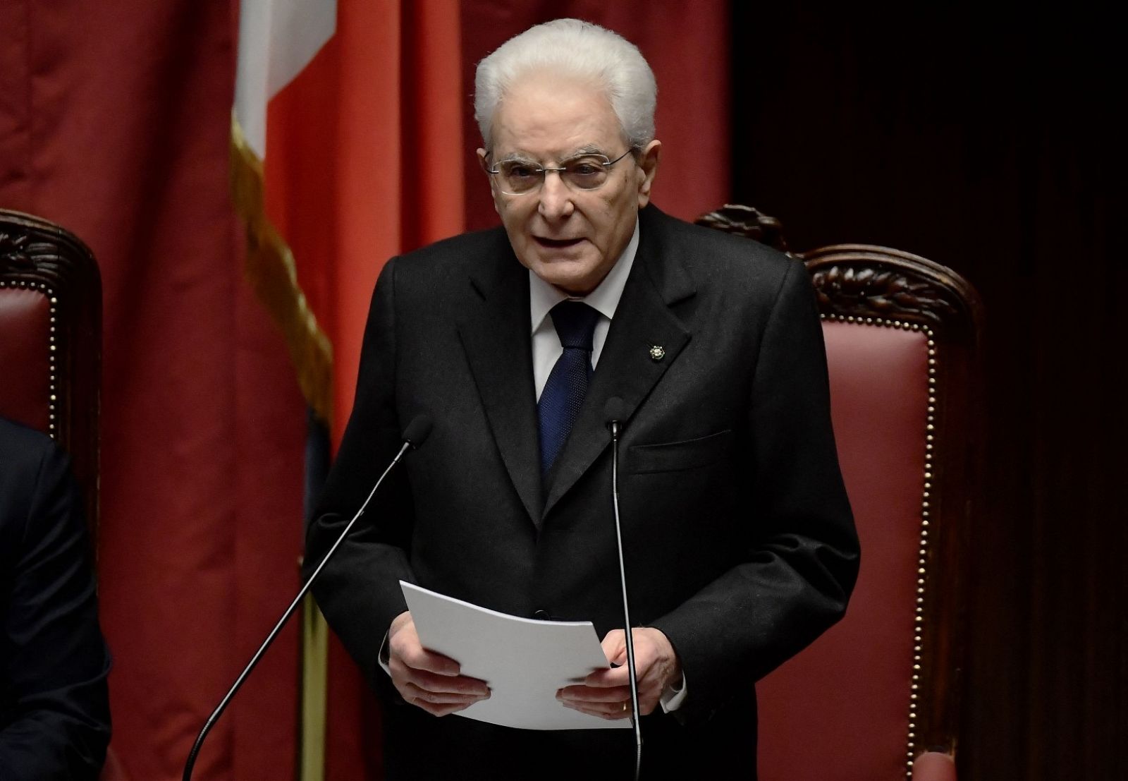 El presidente de Italia, Sergio Mattarella