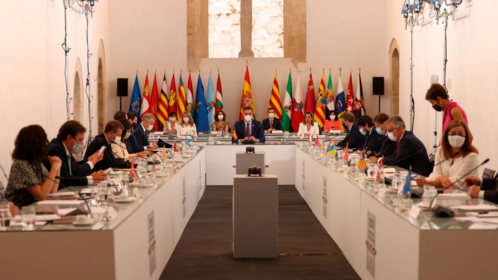 Imagen de la XXI Conferencia de Presidentes celebrada en julio de 202o en San Miguel de la Cogolla (La Rioja). 