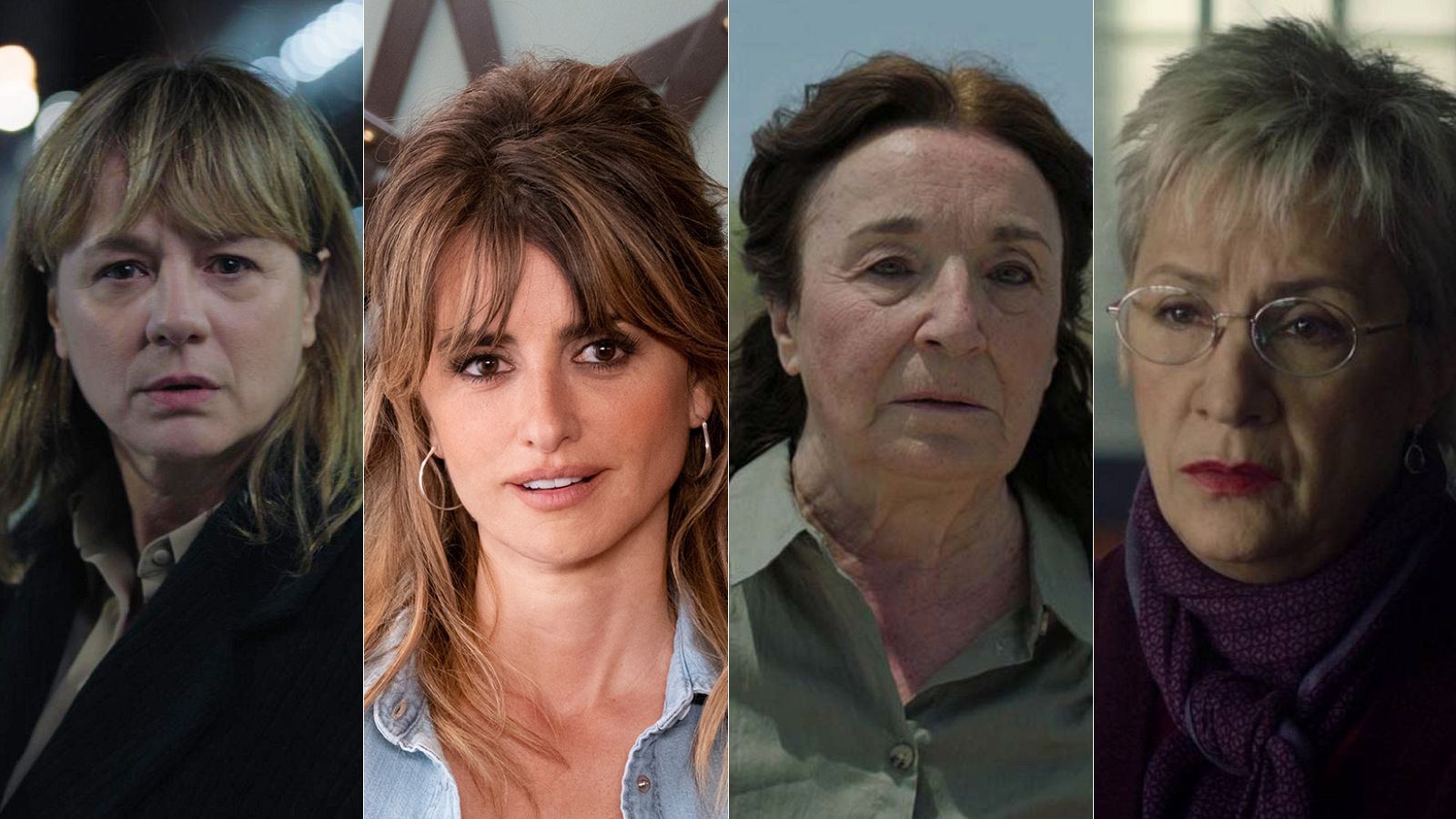 Emma Suárez, Penélope Cruz, Petra Martínez y Blanca Portillo.