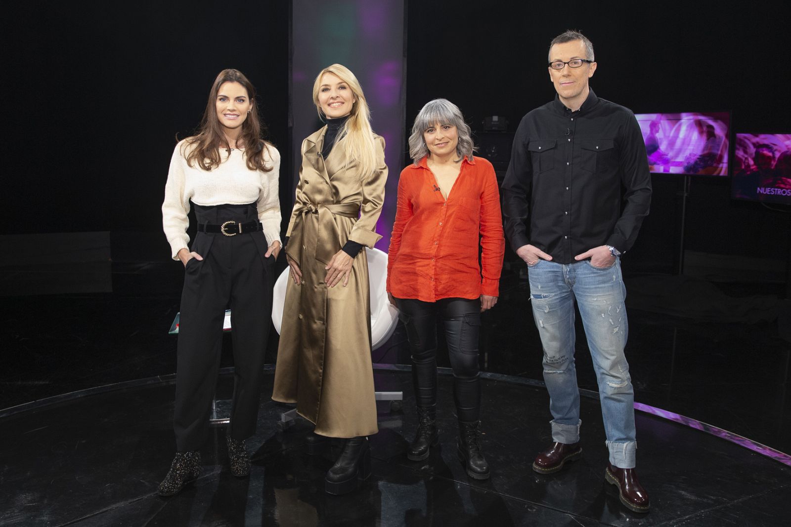 Amaia Salamanca, Cayetana Guillén Cuervo, Coral Herrera Gómez, y Miguel Ángel Lamata.