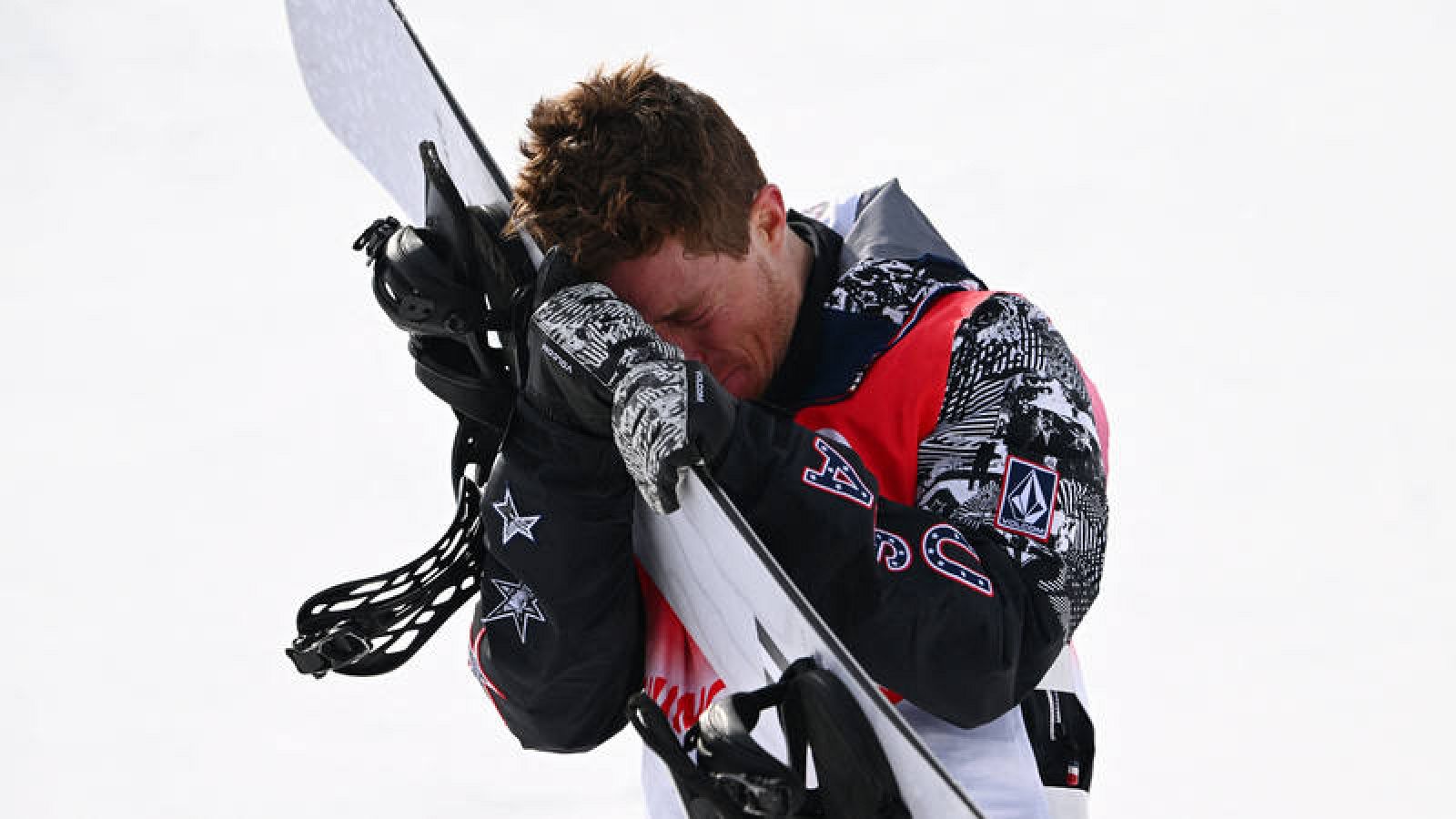 Imagen de Shaun White tras concluir cuarto en la prueba de halpipe de los JJOO Pekín 2022.