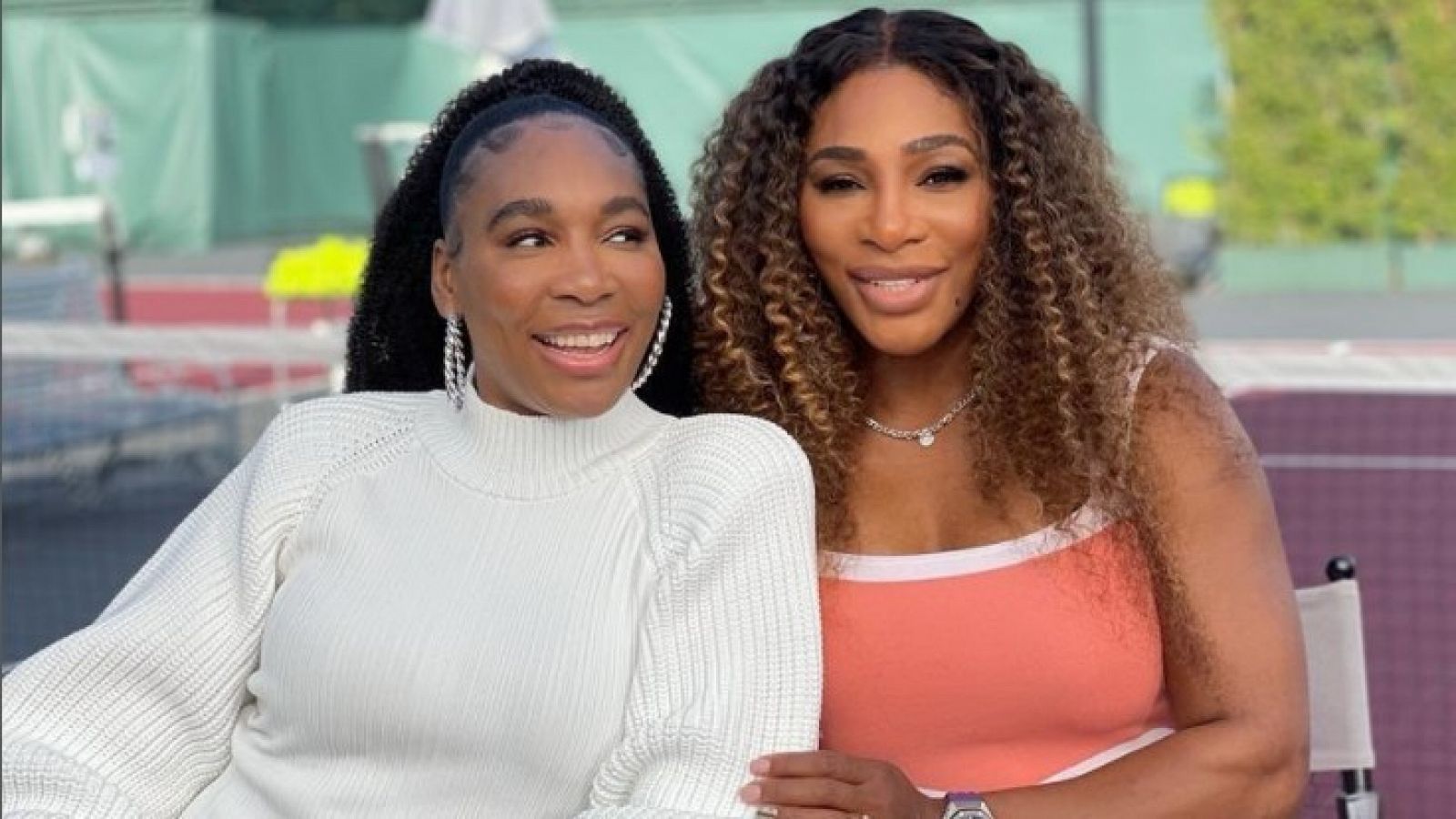 Venus y Serena Williams en una imagen de sus redes sociales.