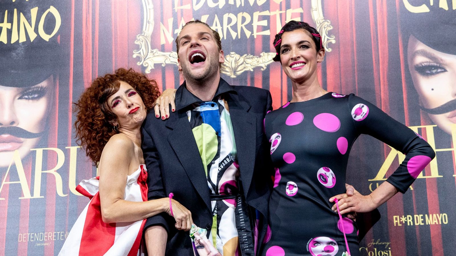 Eduardo Navarrete junto a Marta Belenguer y Blanca Romero