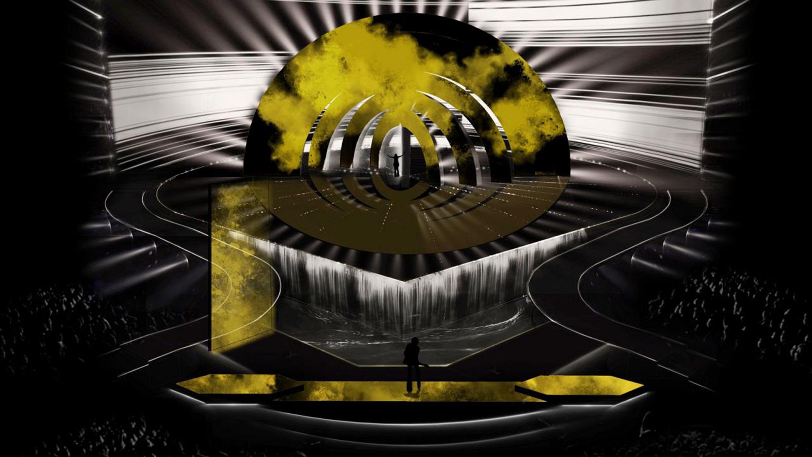 Boceto del escenario del Festival de Eurovisión 2022
