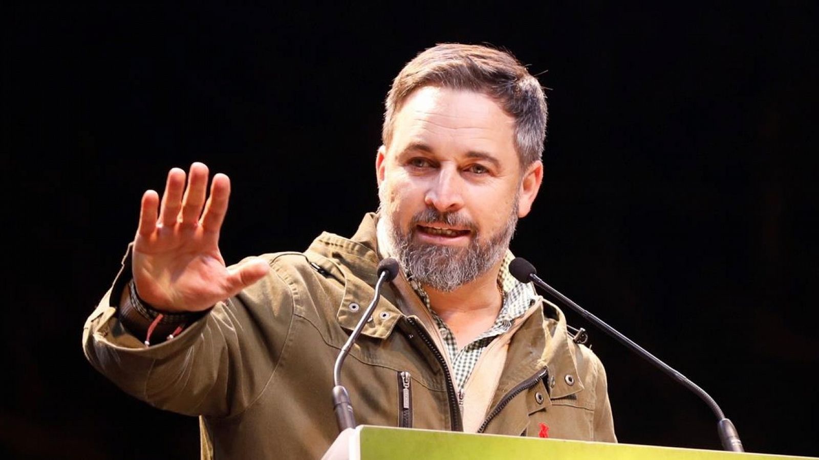 El presidente de Vox, Santiago Abascal