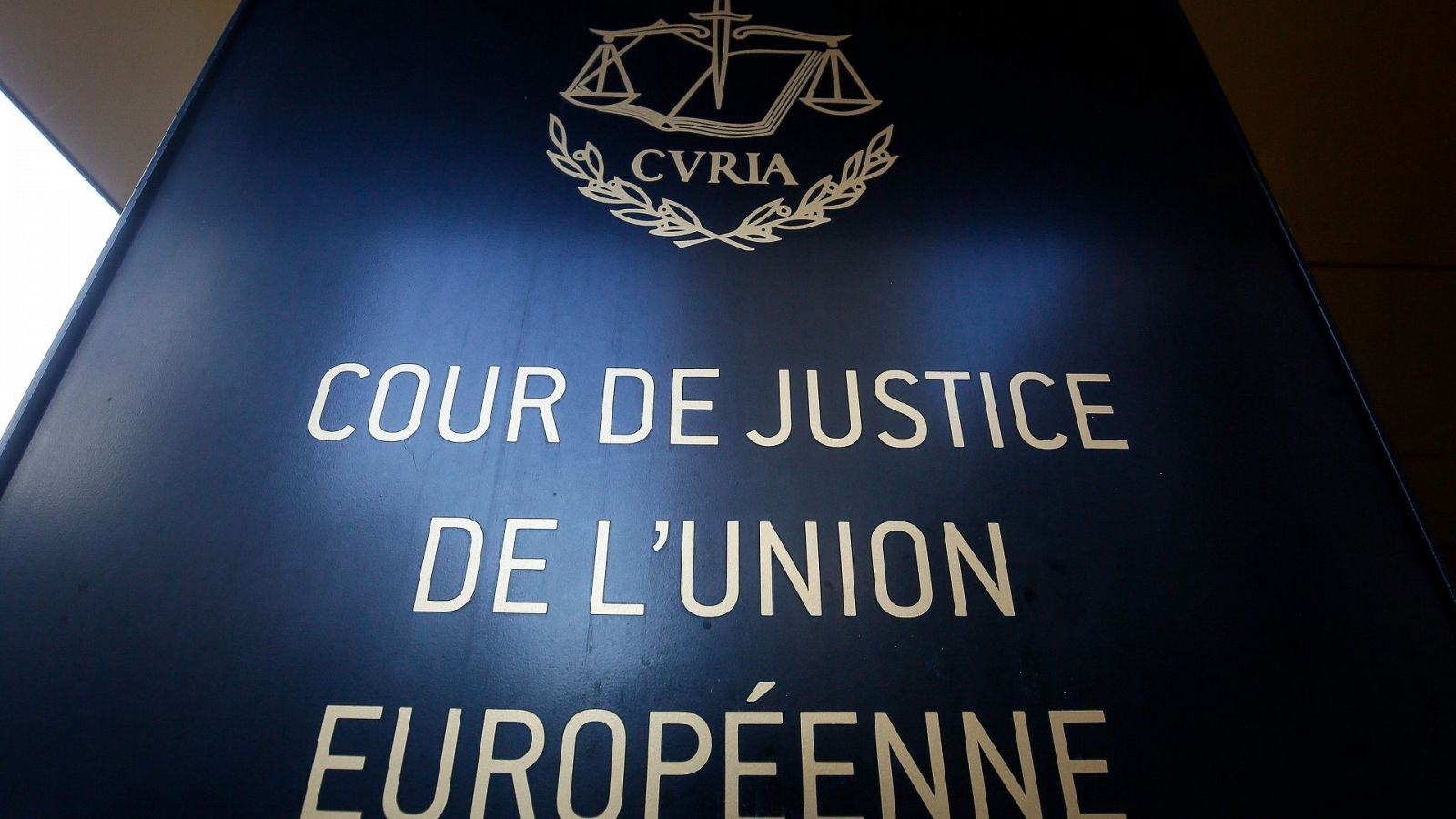 Entrada del Tribunal de Justicia de la Unión Europea (TJUE) en Luxemburgo