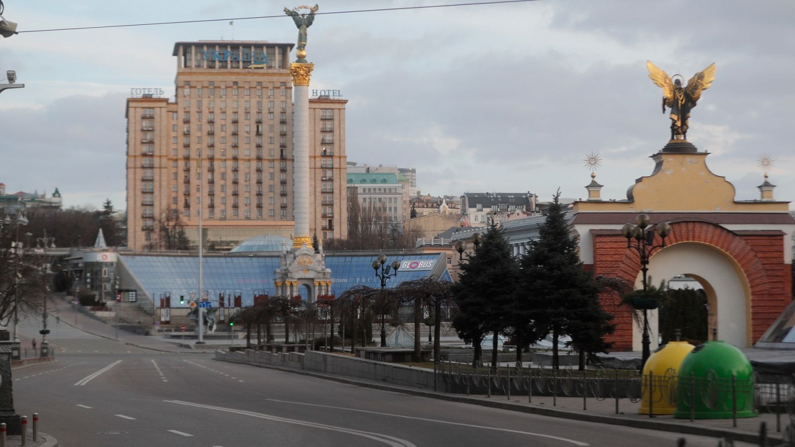 Plaza de la Independencia en Kiev