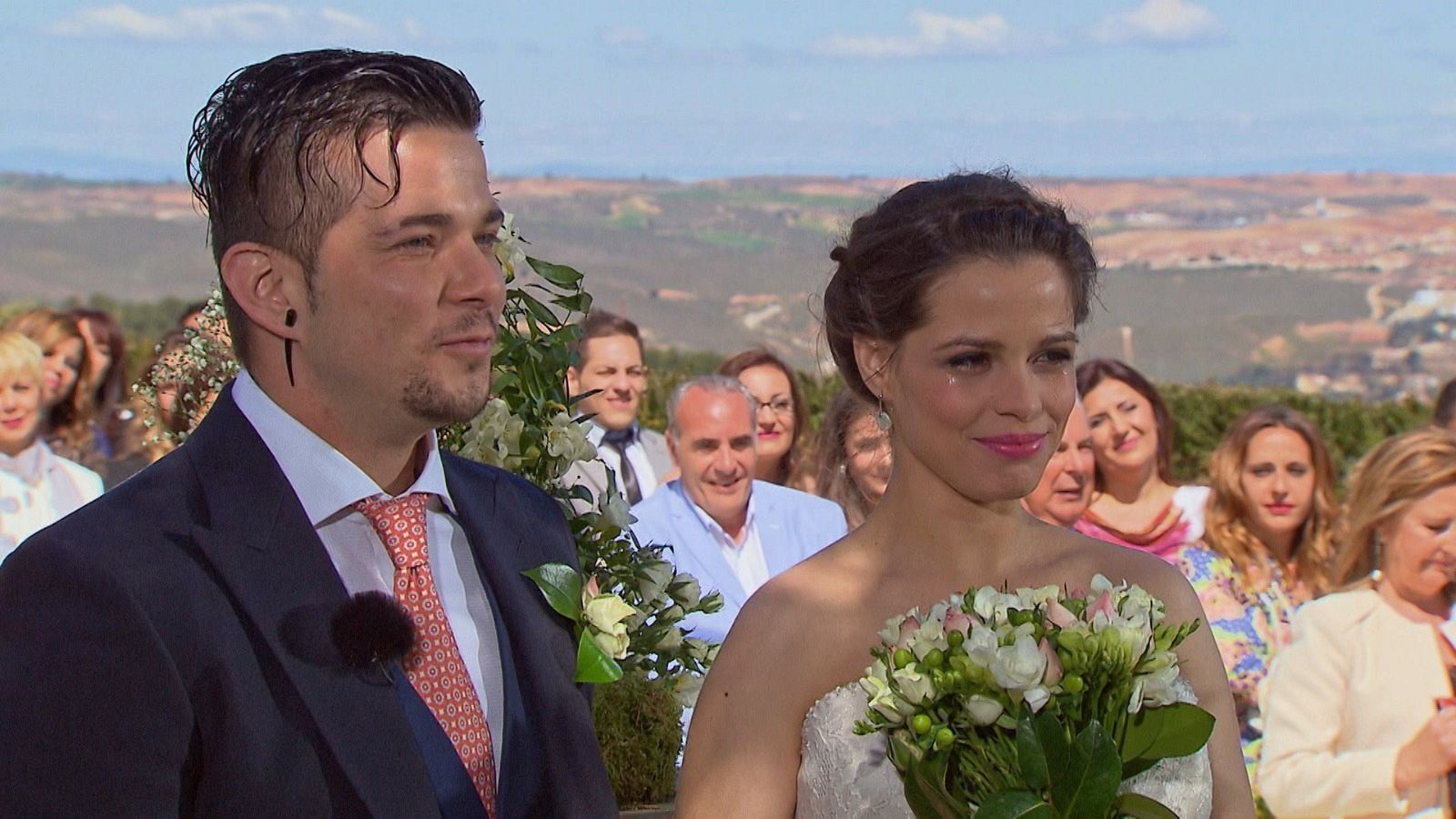 Carlos Maldonado y Ruth el d Carlos Maldonado y Ruth el día de su boda en MasterChef