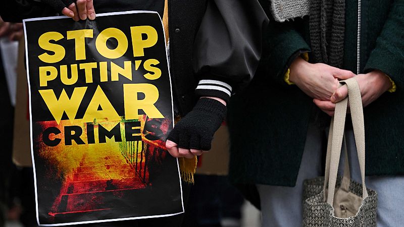 Imagen de recurso de una protesta contra la guerra en Ucrania