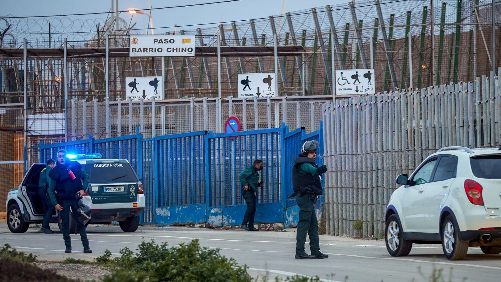 La valla fronteriza de Melilla sufrió la semana pasada tres jornadas consecutivas de presión migratoria 