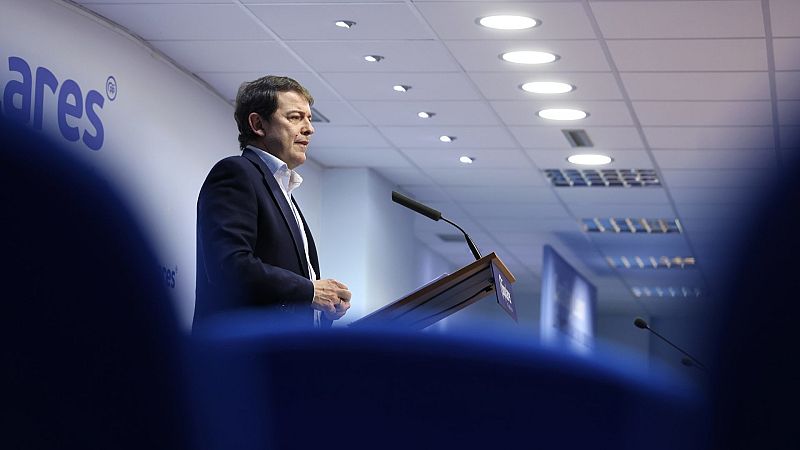 El presidente de Castilla y León en funciones, Alfonso Fernández Mañueco