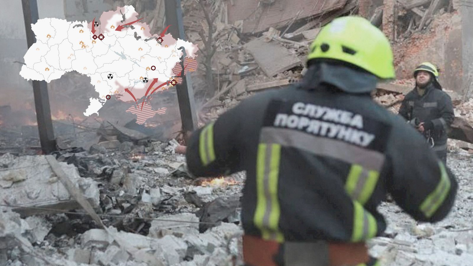 El mapa de la guerra en Ucrania