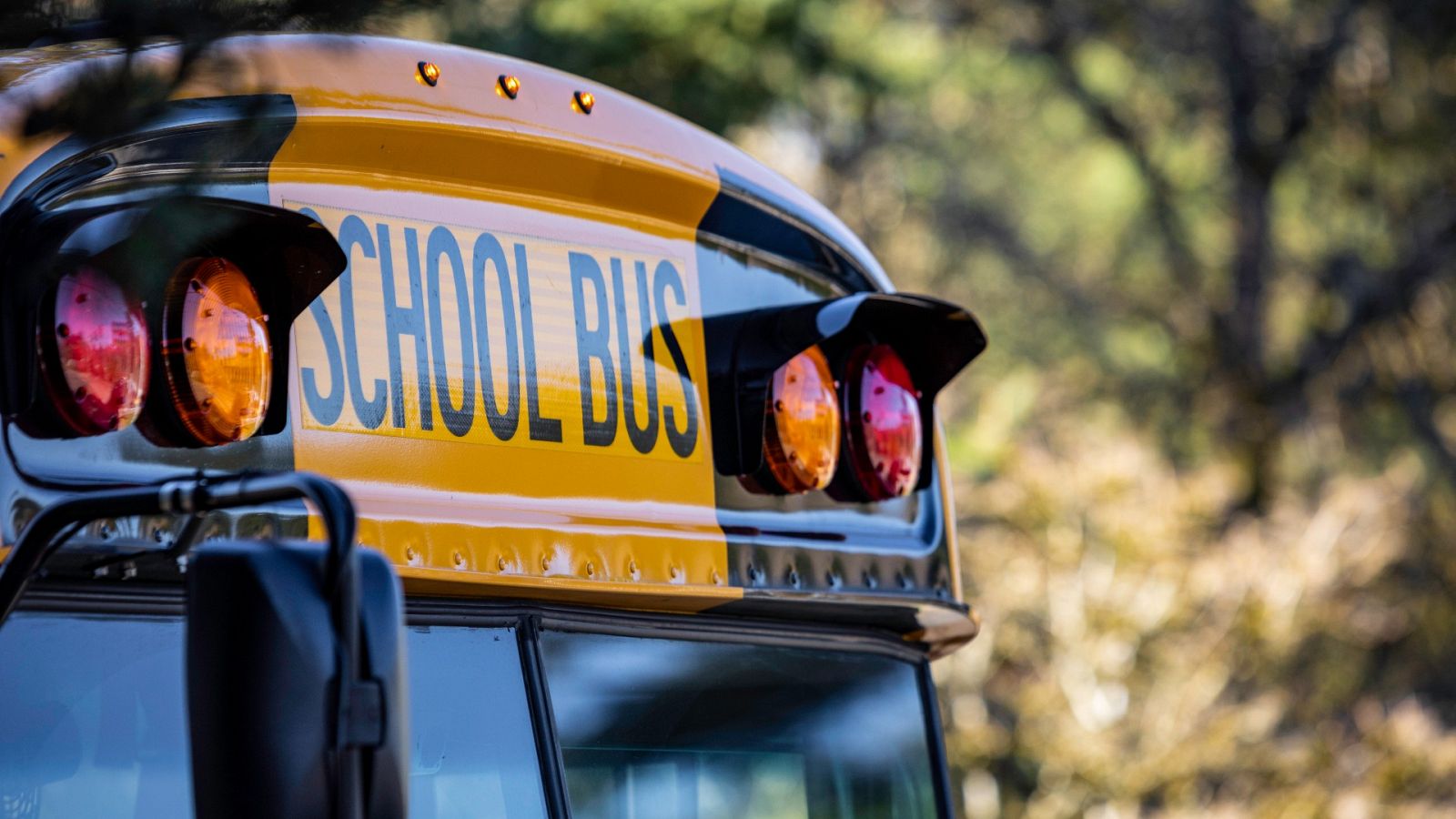 Un autobús escolar en una imagen de archivo