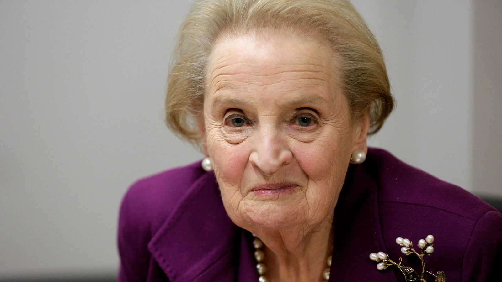 Madeleine Albright durante una entrevista en Washington, en noviembre de 2016