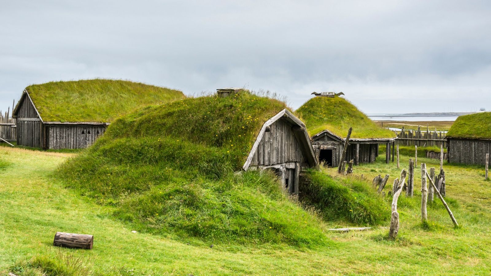 Un asentamiento típico vikingo en Stokksens, Islandia, en una imagen de archivo