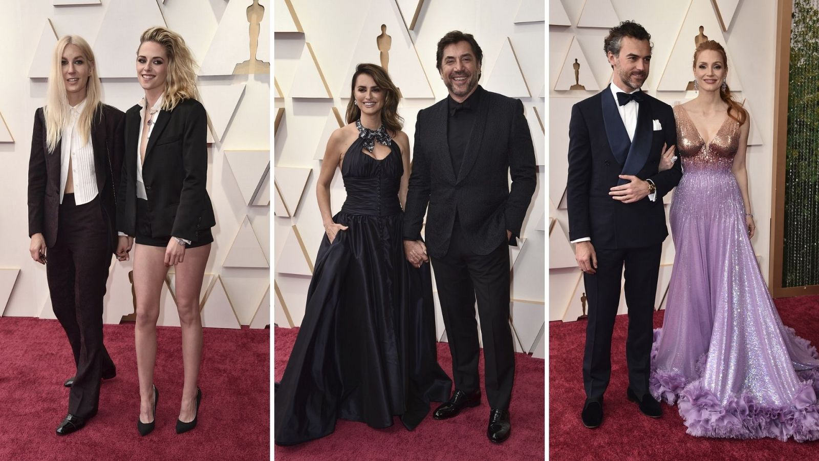 Las parejas más elegantes que hemos visto en los Oscar 2022