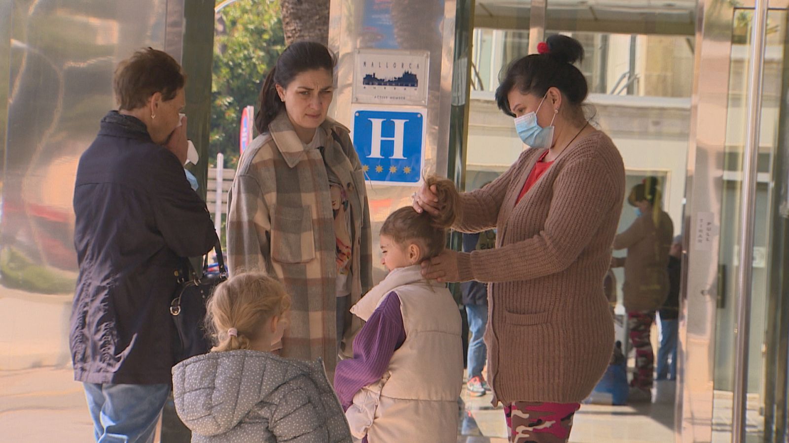 Refugiats d'Ucraïna a l'hotel Bellver
