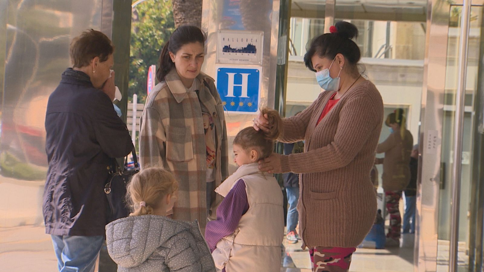 Refugiats d'Ucraïna a l'hotel Bellver