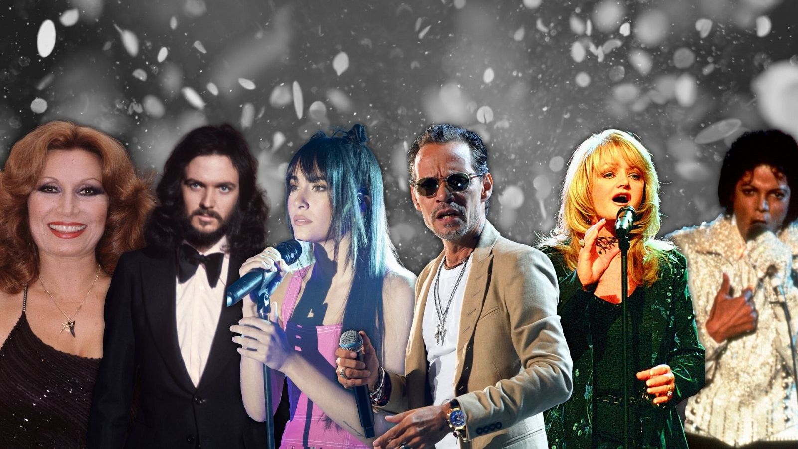 Repasamos temas cantados por Rocio Jurado, Camilo Sesto, Aitana, Marc Anthony, Bonnie Tyler y Michael Jackson