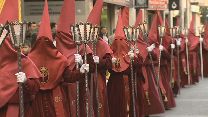 Procesión en la ciudad de Murcia