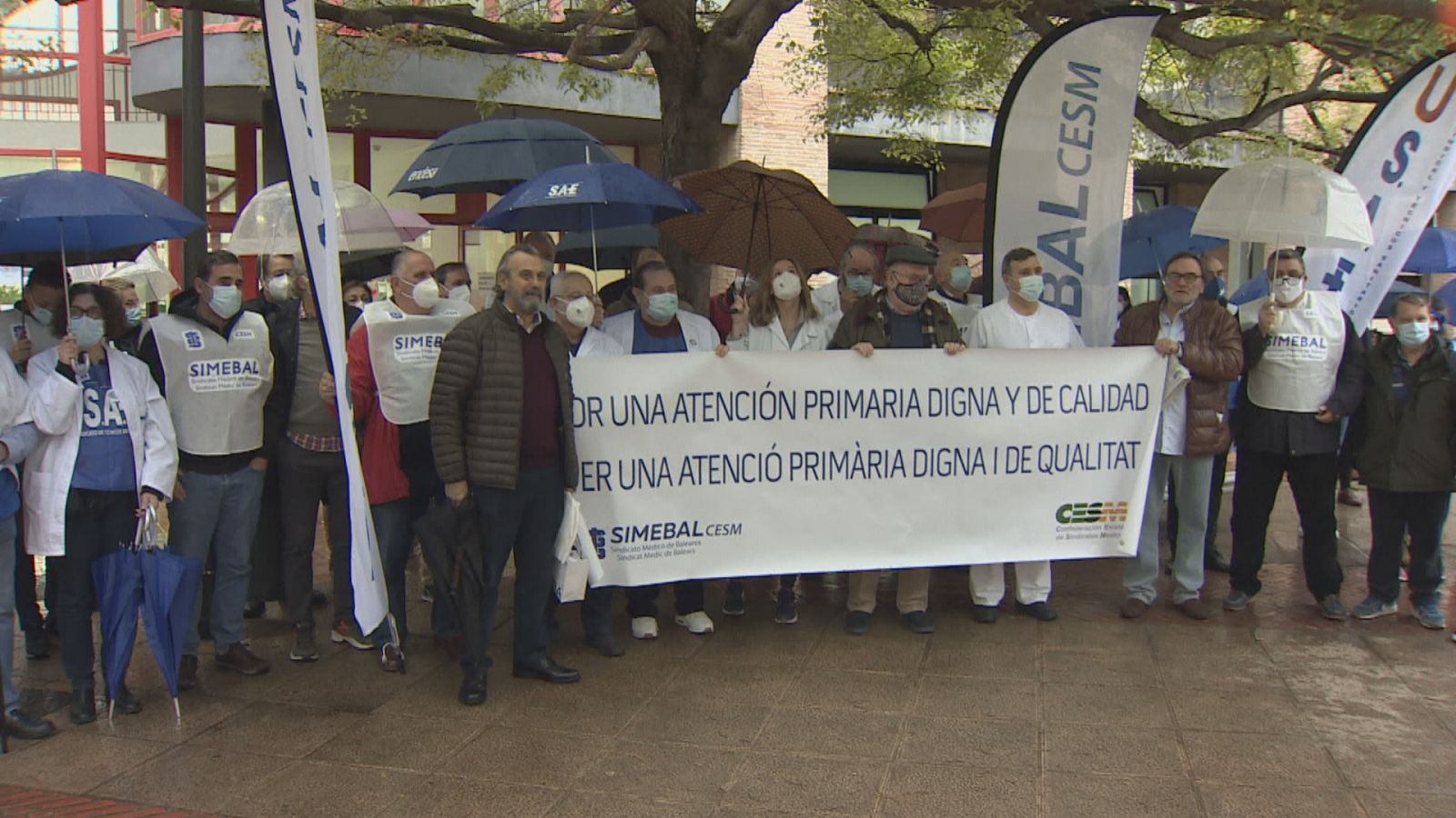 Concentració en defensa de l'Atenció Primària