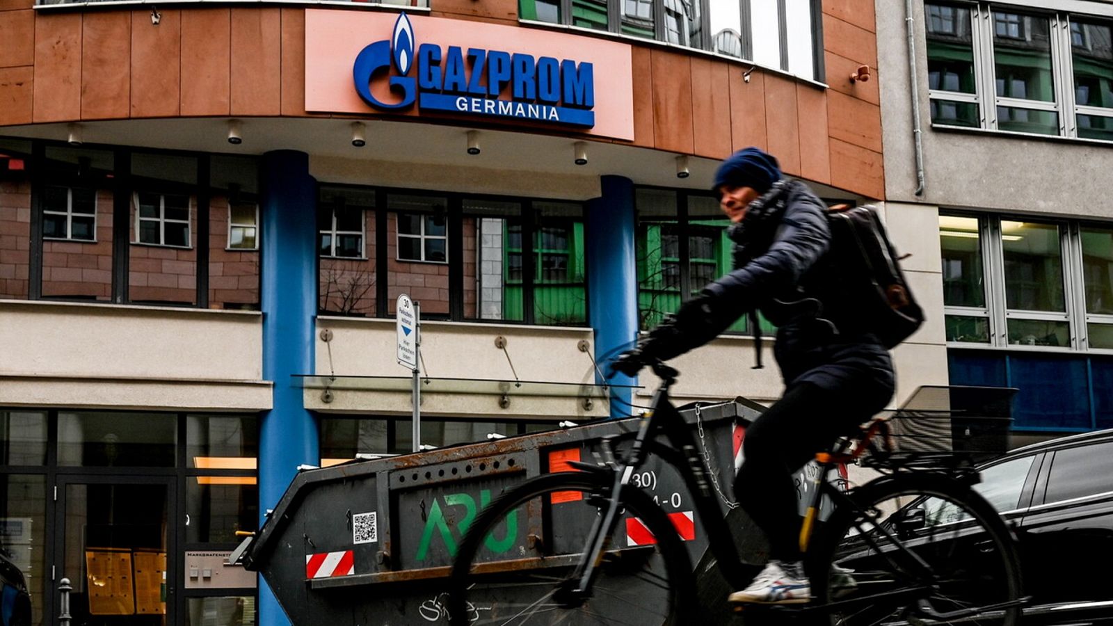 Sede de la empresa gasística rusa Gazprom en Berlín. EFE/EPA/FILIP SINGER