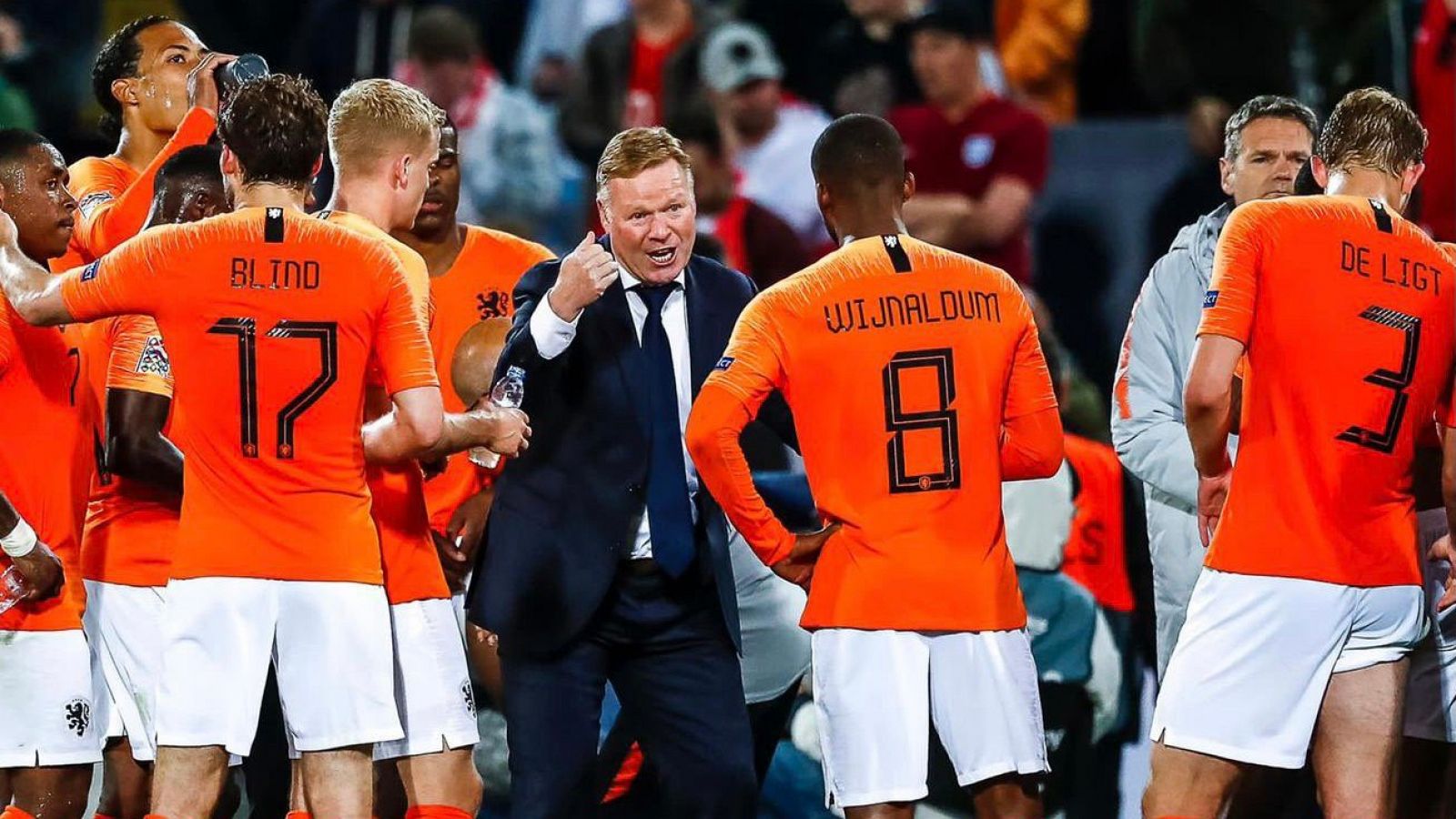 Ronald Koeman, durante su anterior etapa como seleccionador de Países Bajos