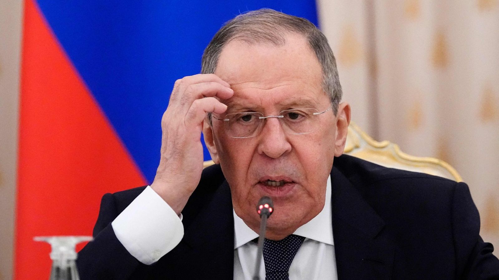 Imagen del ministro de Exteriores ruso, Sergei Lavrov