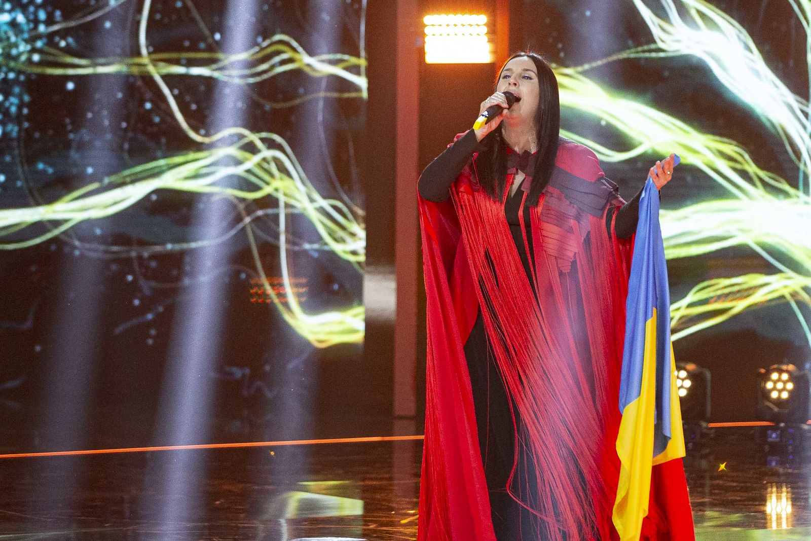 Jamala durante su actuación en la gala
