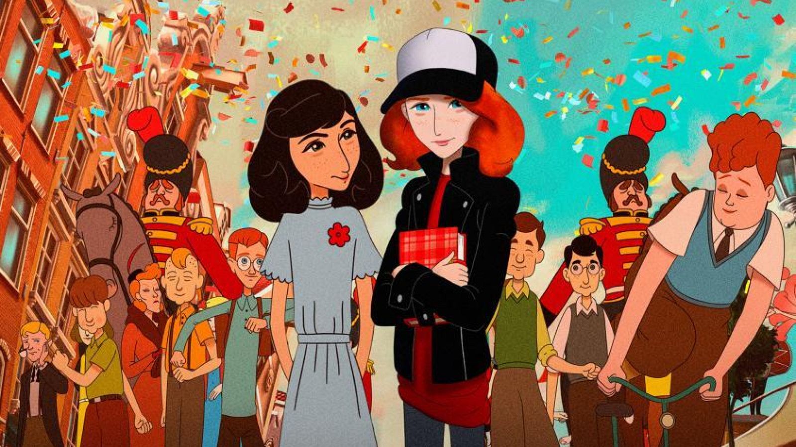 Las protagonistas de '¿Dónde está Anne Frank?'