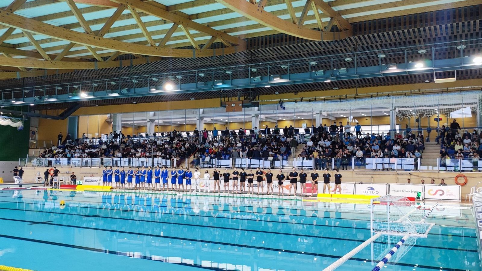 Imagen previa de la final de la División de Honor de la liga de waterpolo entre el Barcelona y el Barceloneta.