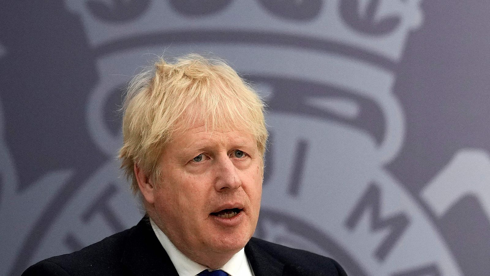 El primer ministro británico, durante su discurso sobre inmingración en el aeropuerto de Lydd.