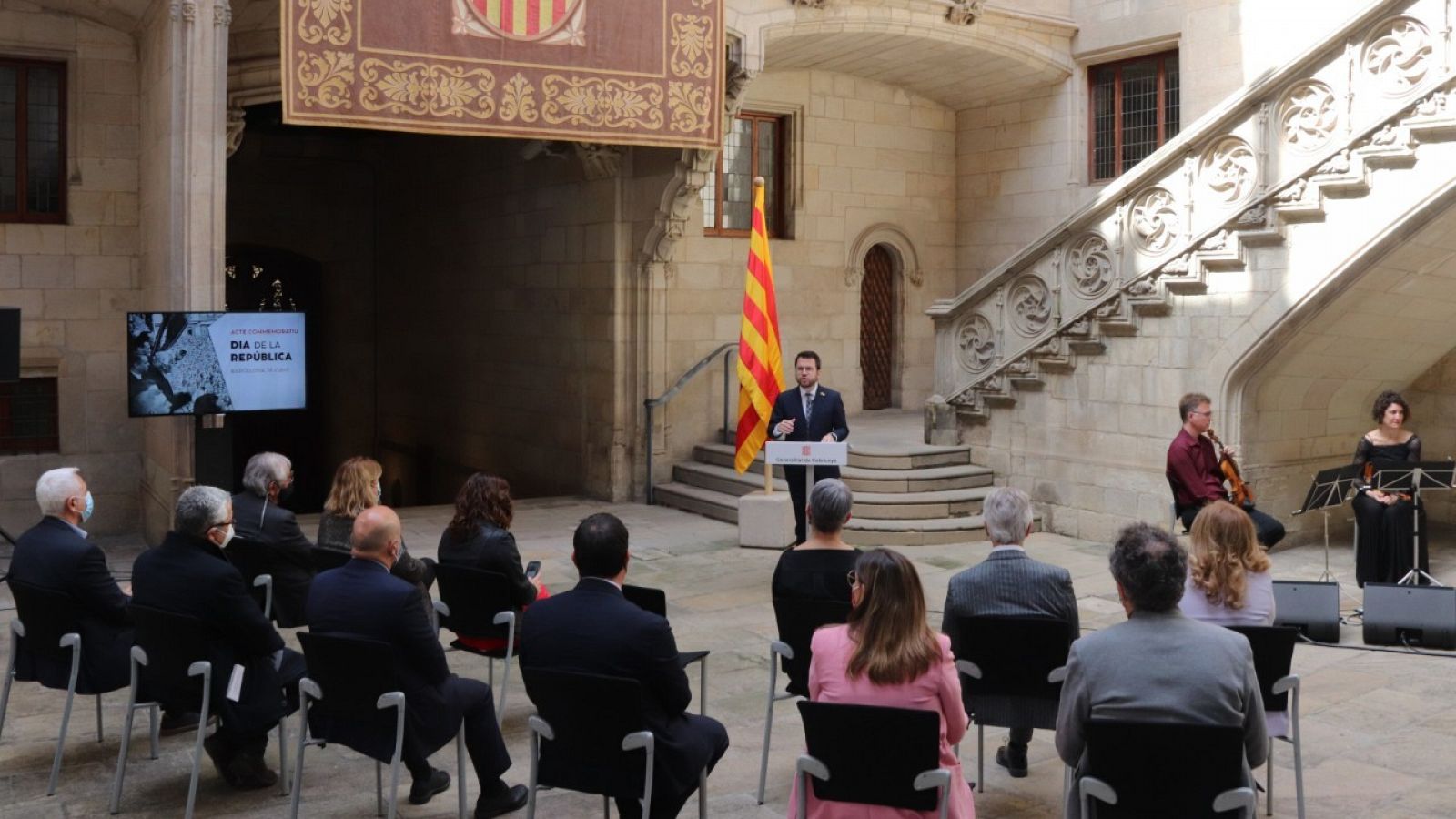 Acte institucional del Govern en commemoració dels 91 anys de la proclamació de la República