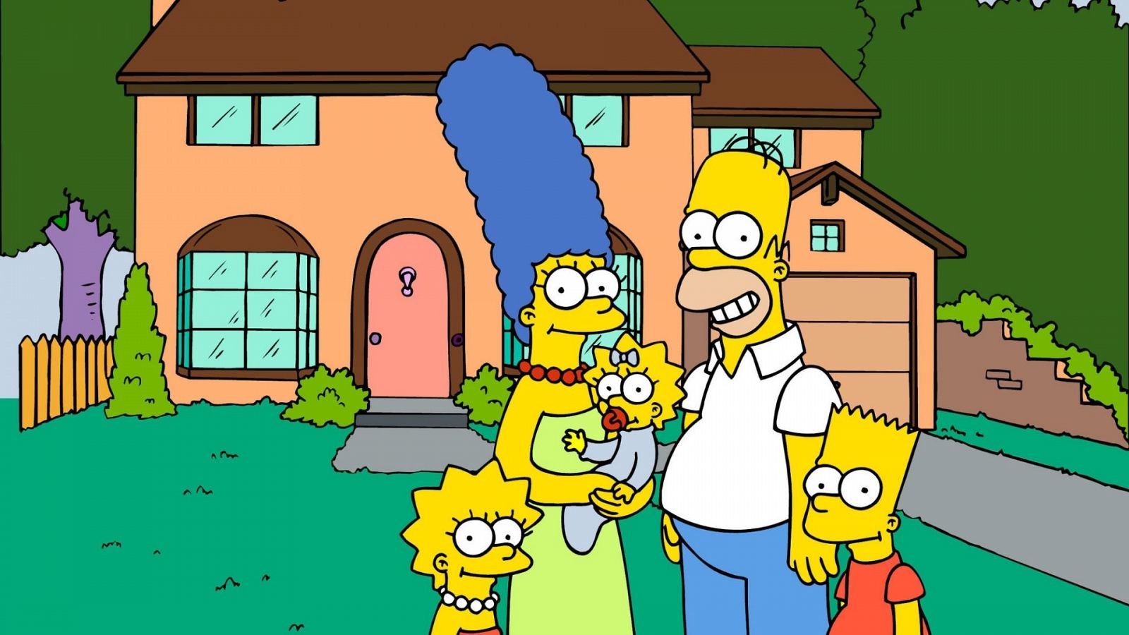 Los Simpson al completo.