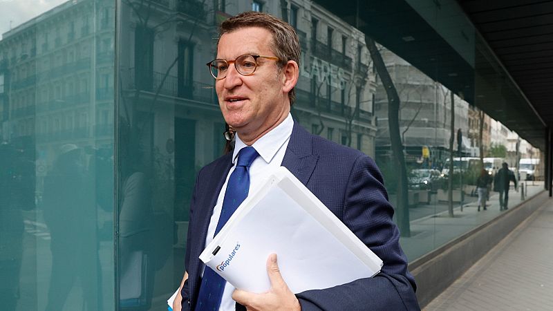 El presidente del PP, Alberto Núñez Feijóo.