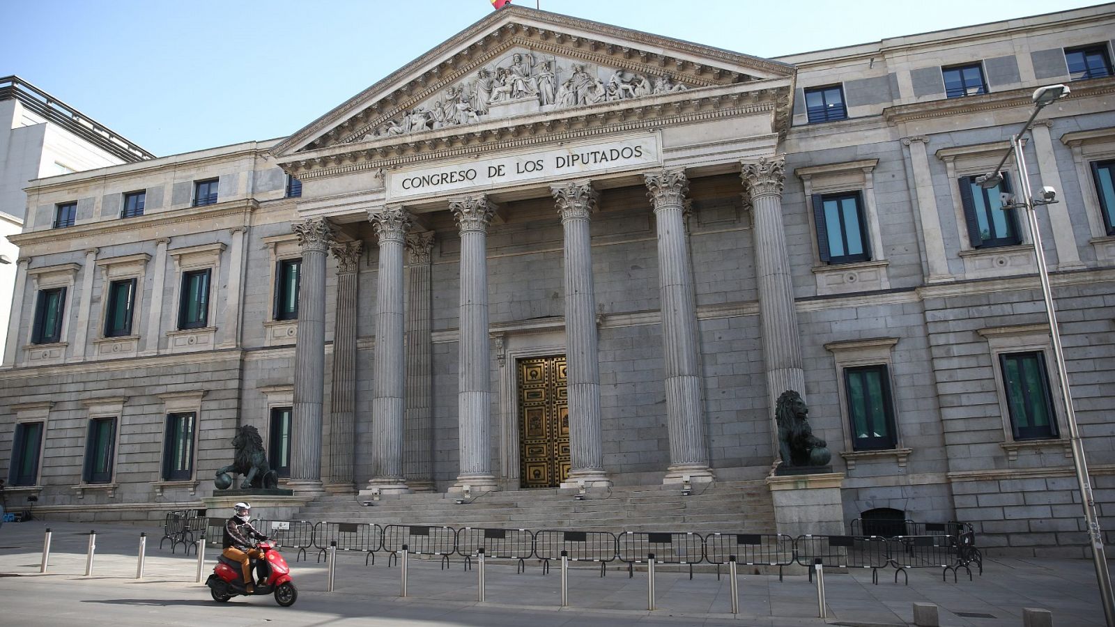 Fachada del Congreso de los Diputados