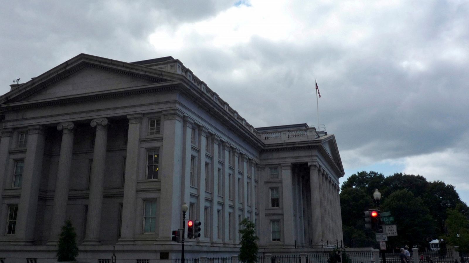 El edificio del Tesoro de Estados Unidos