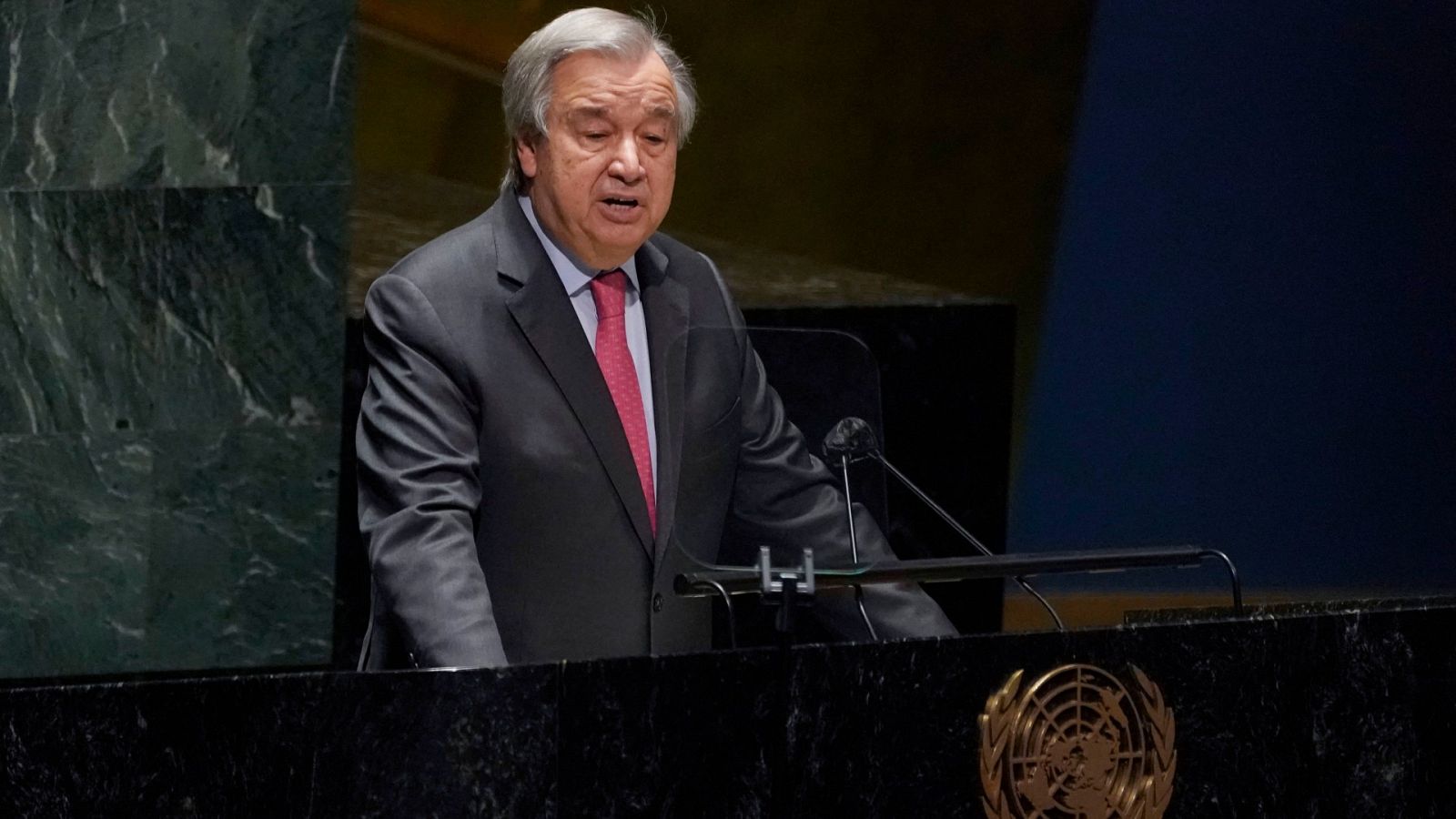 Imagen del Secretario General de Naciones Unidas, Antonio Guterres