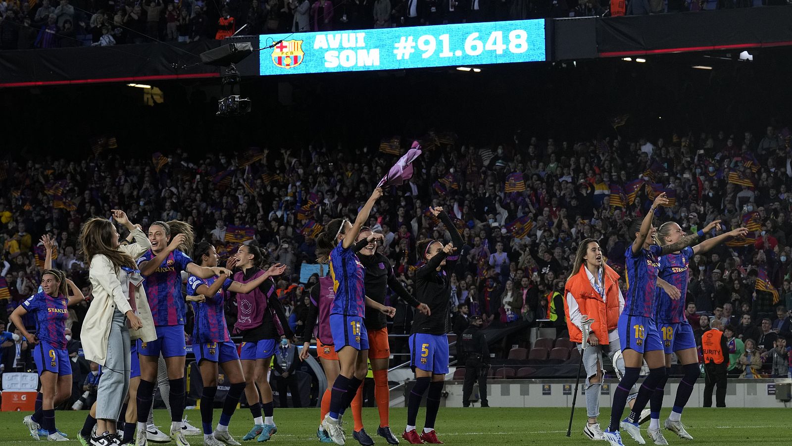 El Barcelona femenino repite record de asistencia: 91.648 espectadores