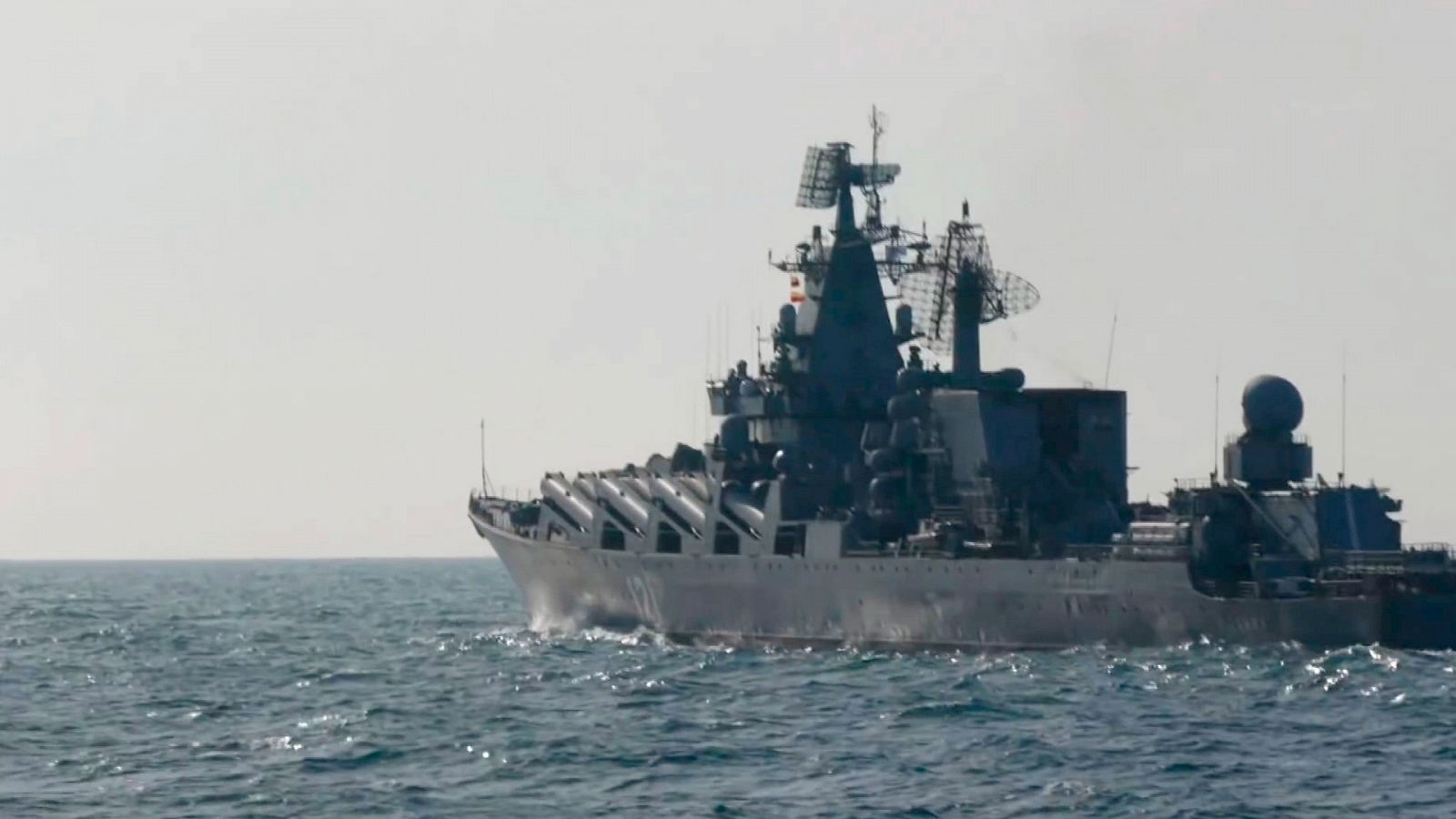 Imagen de archivo del del crucero de misiles ruso 'Moskva'.