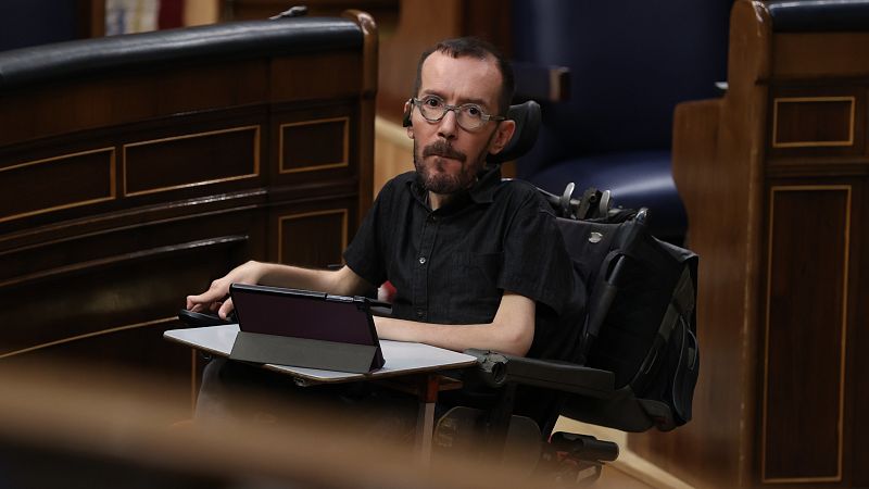 El portavoz de Unidas Podemos, Pablo Echenique