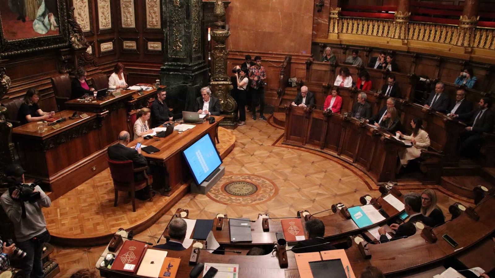 Reunió plenària de l'ajuntament de Barcelona